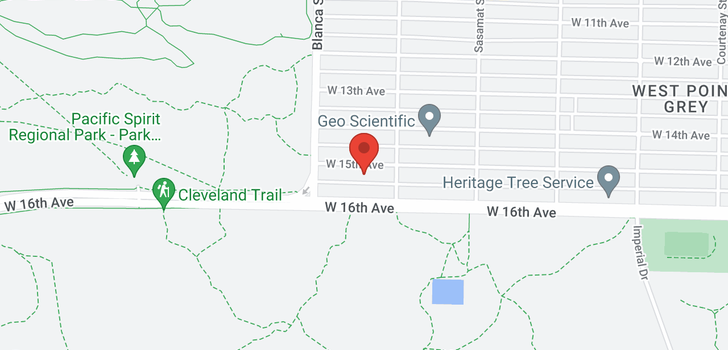 map of 4638 W 15TH AVENUE